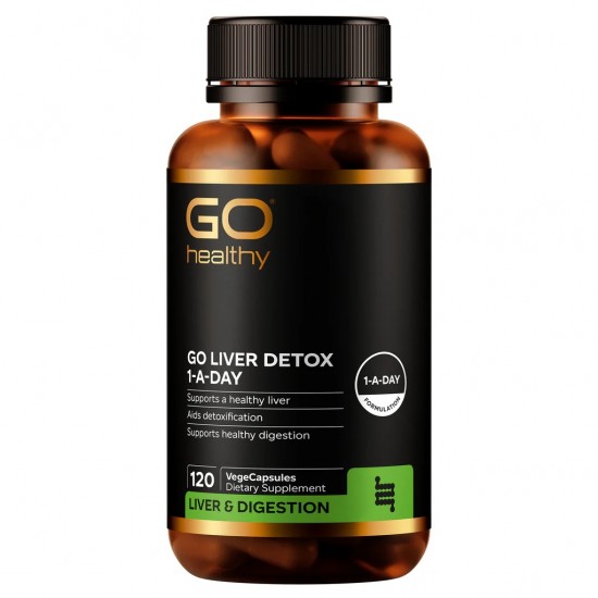 Go Healthy 高之源  护肝片排毒解毒胶囊120粒 保质期2027.11
